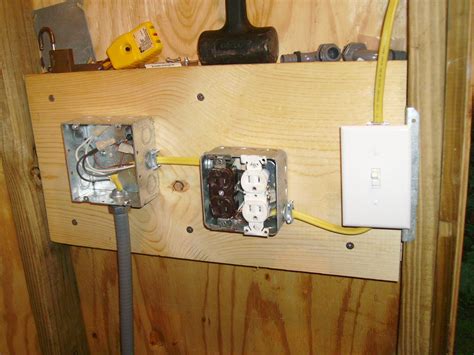 shed electrical box|electrical wiring storage shed.